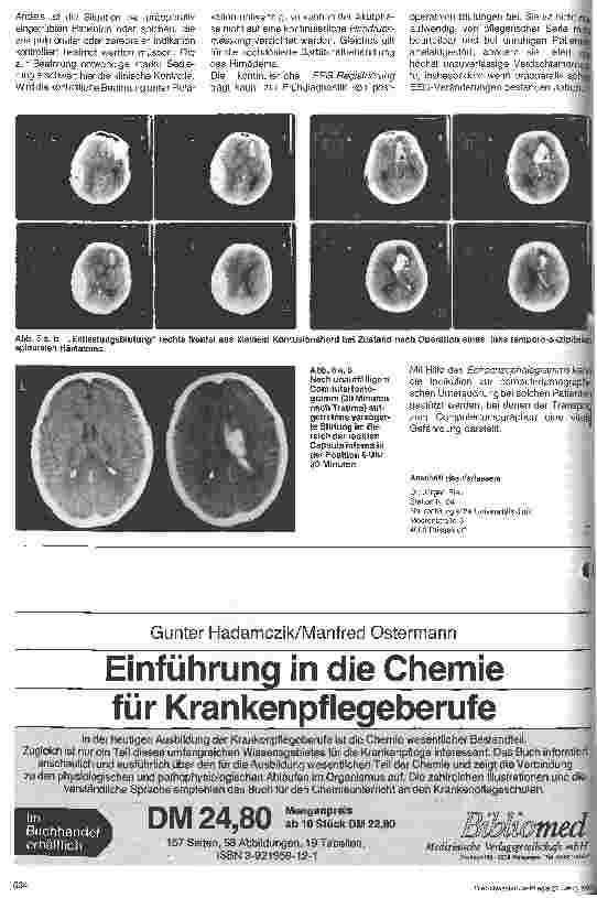 Vorschauseite 4: Postoperative Überwachung nach neurochirurgischen Wahleingriffen 3. Folge: Postoperative Blutungen