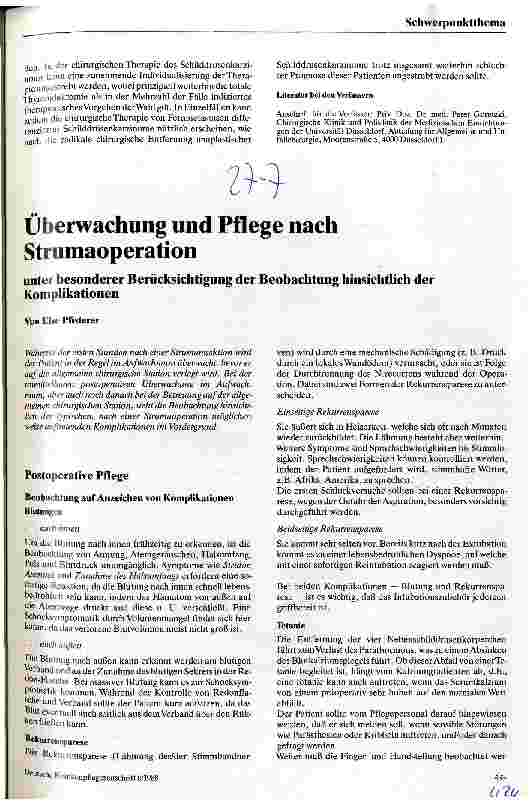 Vorschauseite 5: Chirurgische Therapie der malignen Schilddrüsenerkrankungen