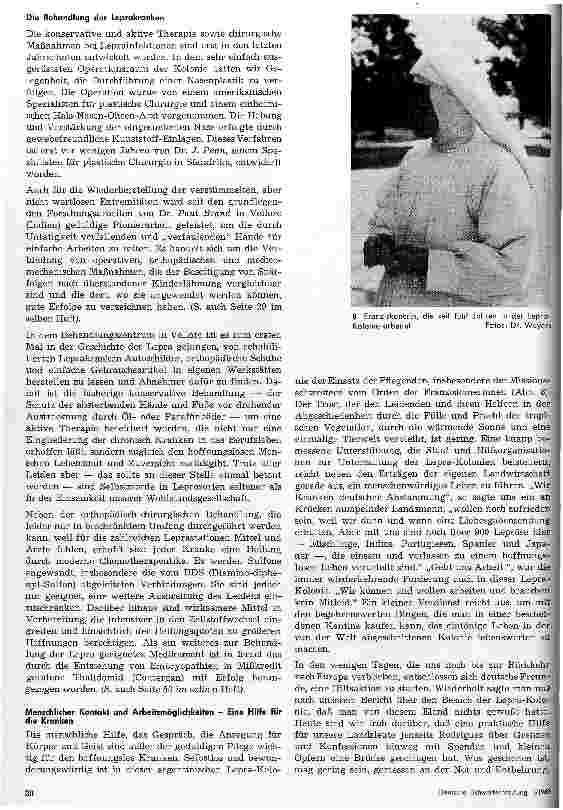 Vorschauseite 5: Besuch einer Lepra-Kolonie