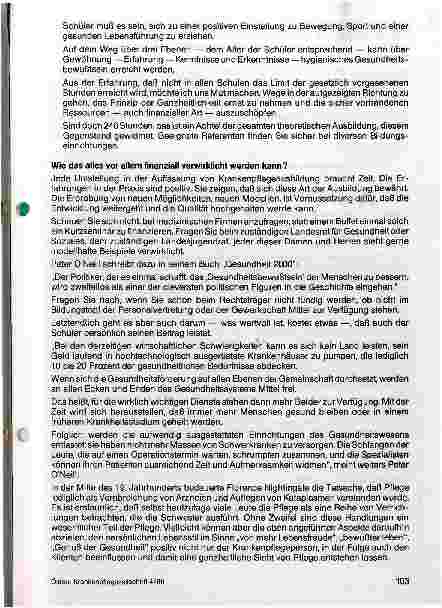 Vorschauseite 3: Von der Krankenschwester zur Gesunden Schwester