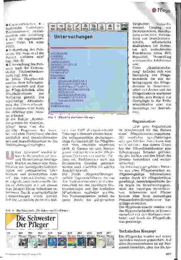 Vorschauseite 2: Pflegeinformation per Computer
