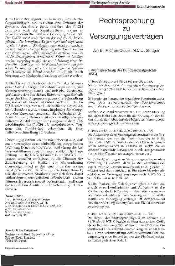 Vorschauseite 2: Grünes Licht für Auslandspatienten?