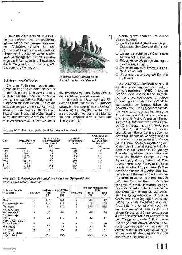 Vorschauseite 2: Sicherheit in Küchenbereichen