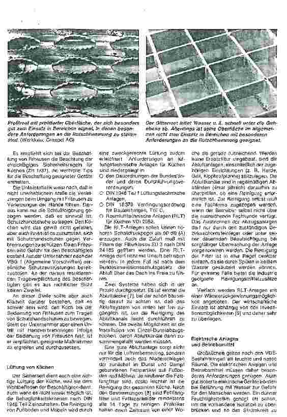 Vorschauseite 5: Sicherheit in Küchenbereichen