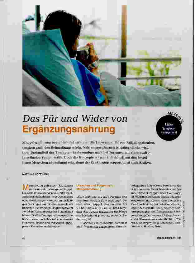 Vorschauseite 1: Das Für und Wider von Ergänzungsnahrung