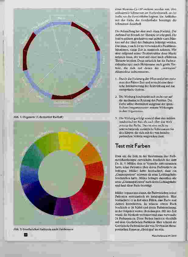 Vorschauseite 2: Die Therapie von Akupunkturpunkten mittels Farbe