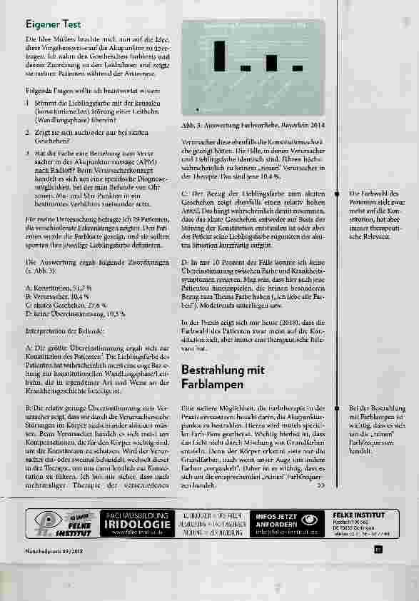 Vorschauseite 3: Die Therapie von Akupunkturpunkten mittels Farbe