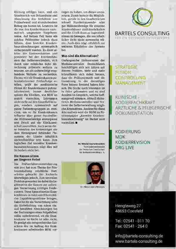 Vorschauseite 4: Das Aus für die MDK-Prüfung