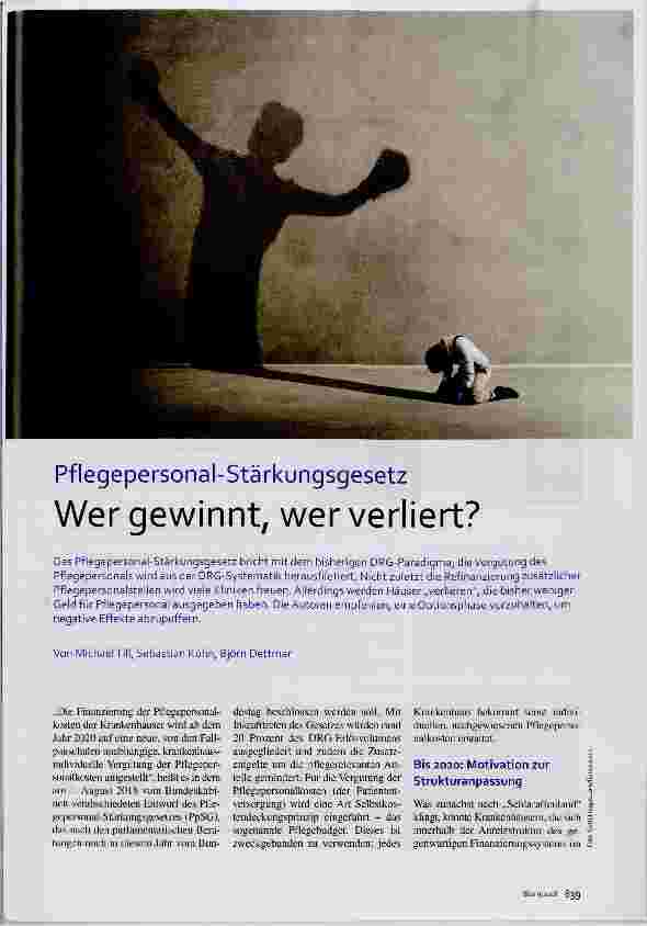 Vorschauseite 1: Wer gewinnt, wer verliert?