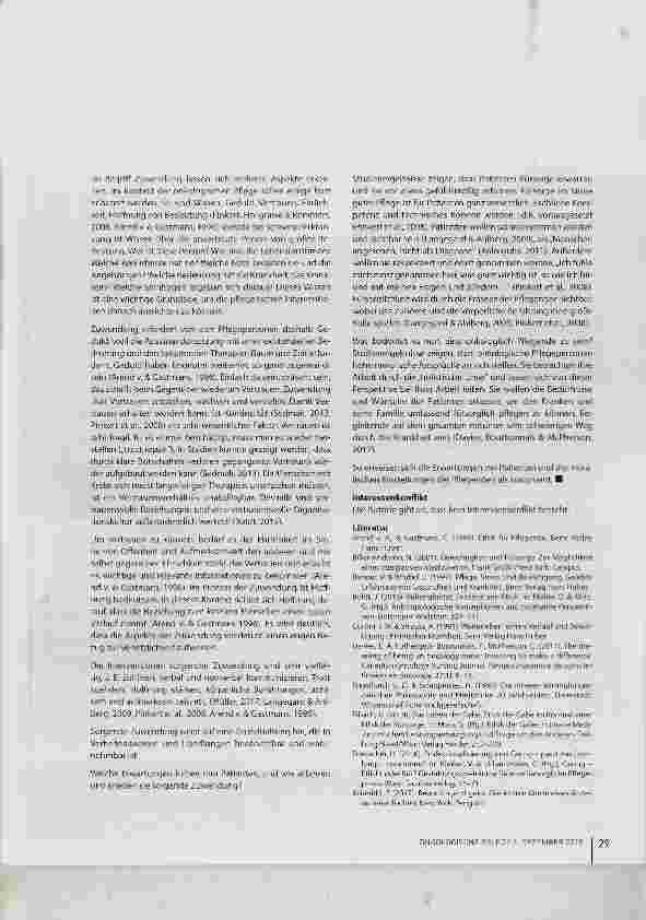 Vorschauseite 4: Sorgende Zuwendung in der onkologischen Pflege