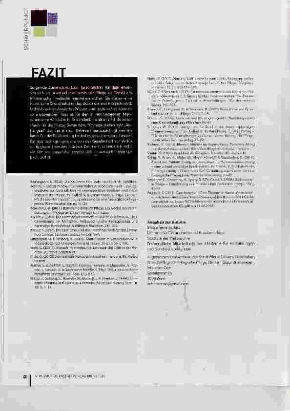Vorschauseite 5: Sorgende Zuwendung in der onkologischen Pflege