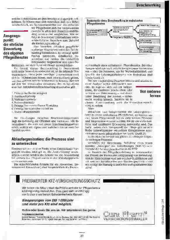 Vorschauseite 3: Wer ist der Beste? Benchmarking: Modetrend oder hilfreiches Instrument für ambulante Dienste