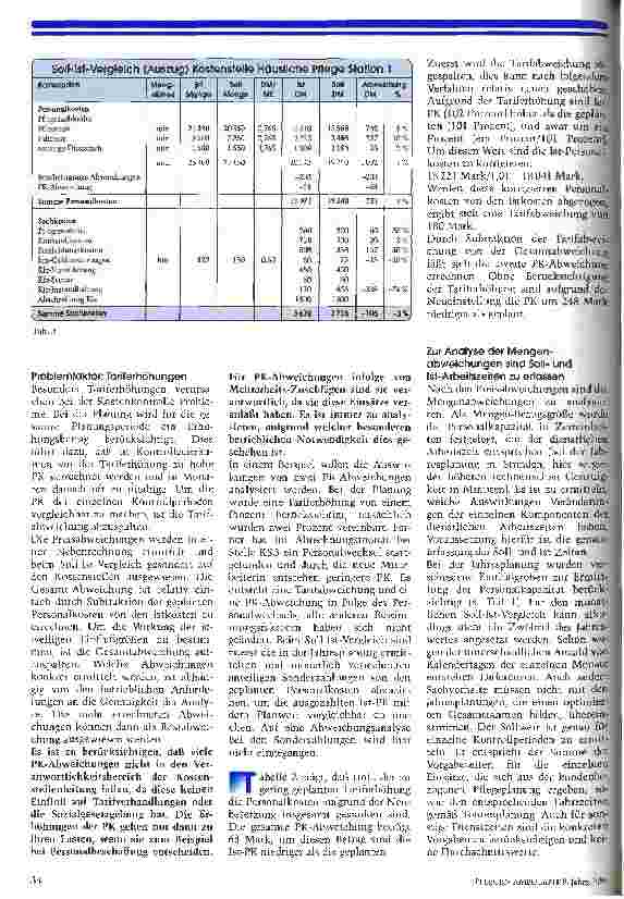 Vorschauseite 4: Die Zukunft nicht dem Zufall überlassen Eine Einführung in die Plankostenrechnung; Teil 2: Die Kostenkontrolle
