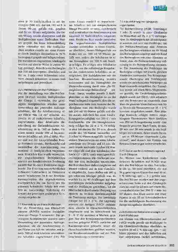 Vorschauseite 4: Prüfmethode für die vergleichende Bewertung von Instrumentenreinigern zur manuellen Aufbereitung von chirurgischen Instrumenten auf der Basis von Fibrin
