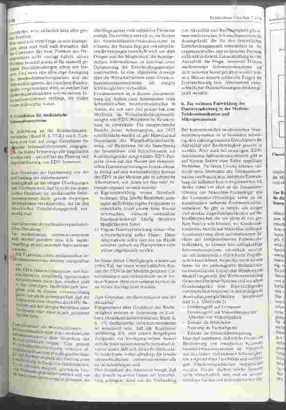 Vorschauseite 4: Ausgewählte Probleme Medizinischer Informations-Systeme