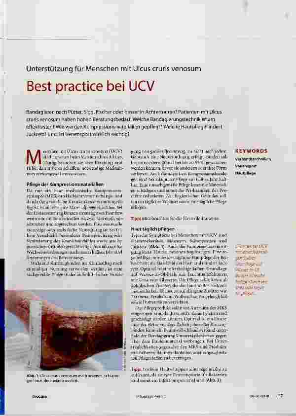 Vorschauseite 1: Best practice bei UCV