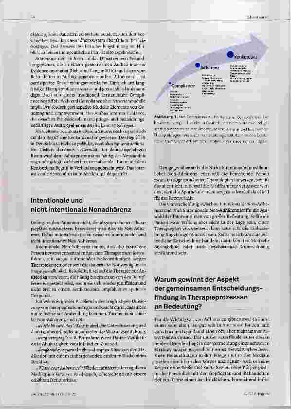 Vorschauseite 2: Adherence und der personzentrierte Aufbau interner Evidence