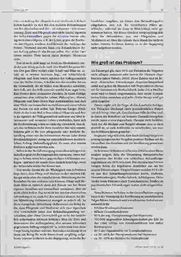 Vorschauseite 3: Adherence und der personzentrierte Aufbau interner Evidence