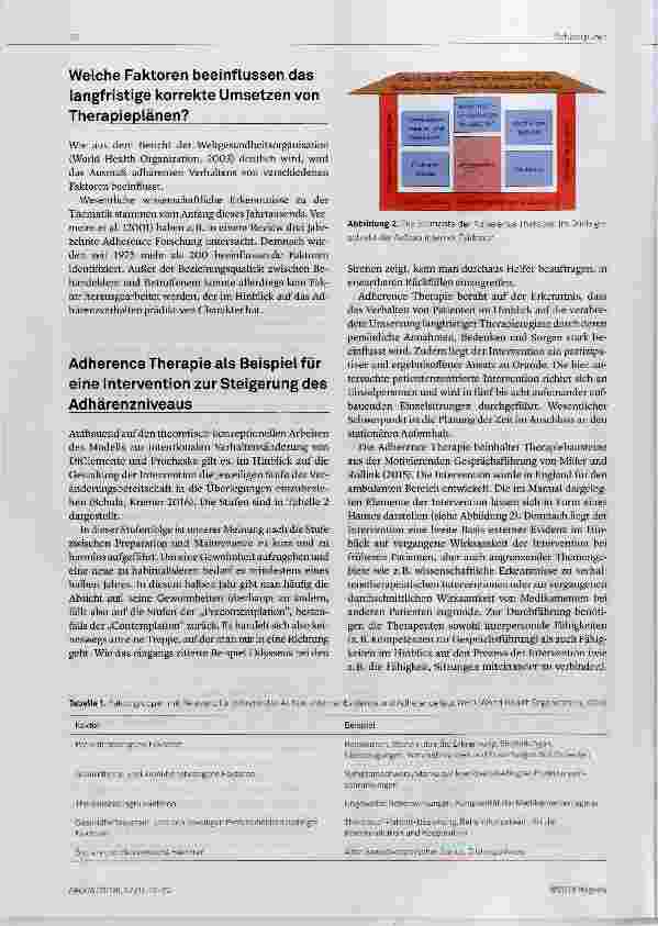 Vorschauseite 4: Adherence und der personzentrierte Aufbau interner Evidence