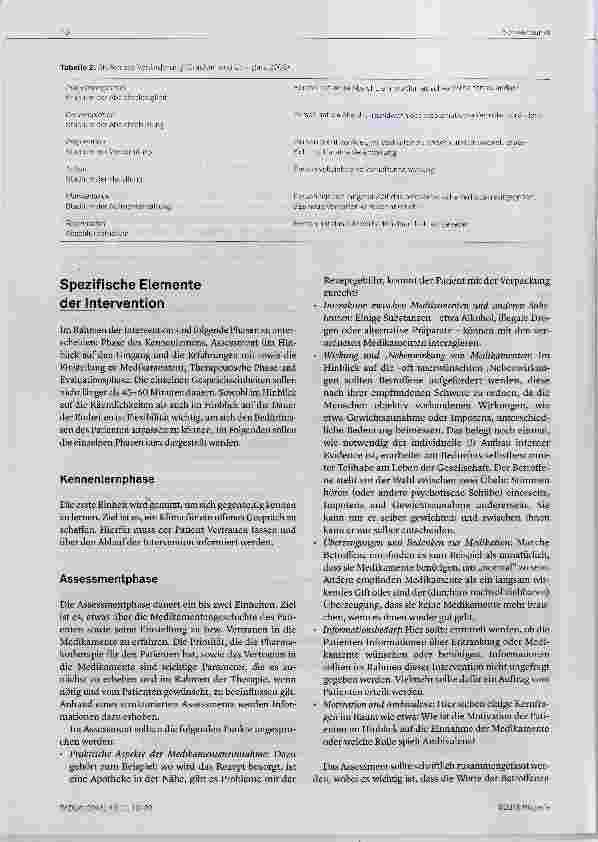 Vorschauseite 6: Adherence und der personzentrierte Aufbau interner Evidence