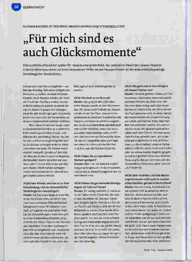 Vorschauseite 1: Für mich sind es auch Glücksmomente