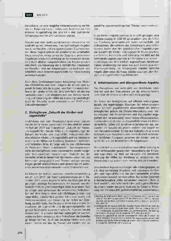 Vorschauseite 2: Das Dialogforum „Zukunft der Kinderund Jugendhilfe