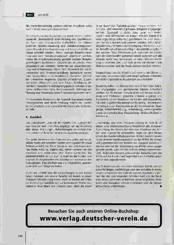 Vorschauseite 4: Das Dialogforum „Zukunft der Kinderund Jugendhilfe