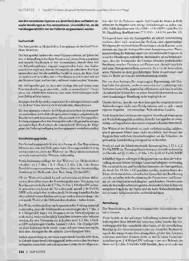 Vorschauseite 3: Ausgewählte Rechtsprechung zu Gesundheit und Pflege