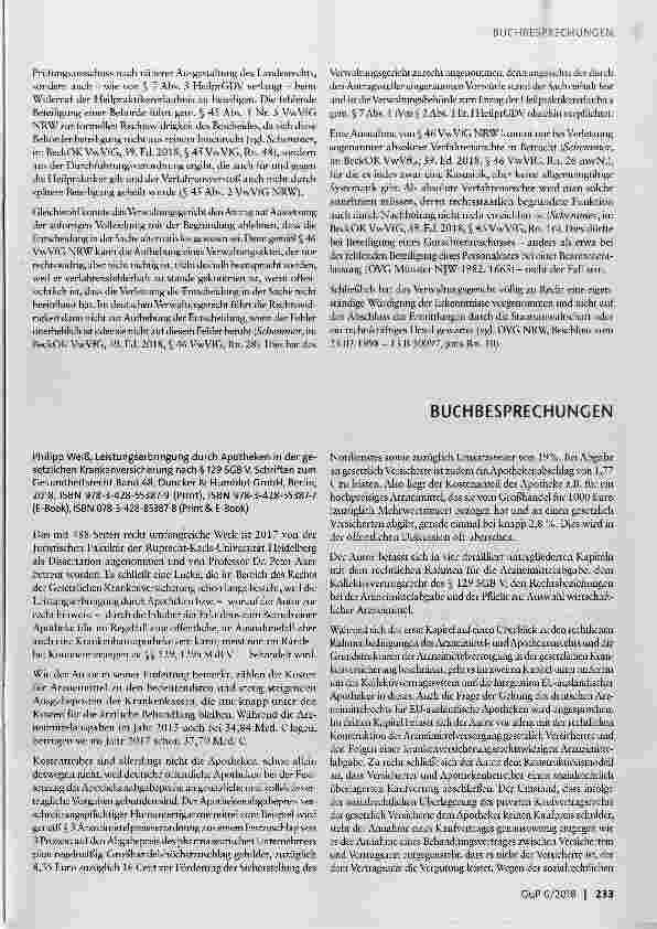 Vorschauseite 4: Ausgewählte Rechtsprechung zu Gesundheit und Pflege