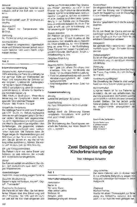 Vorschauseite 2: Die Entwicklung von Pflegestandards in der Krankenpflege/Pflegeplanung u. Dokumentation nach den ersten beiden Schritten des Pflegeprozesses