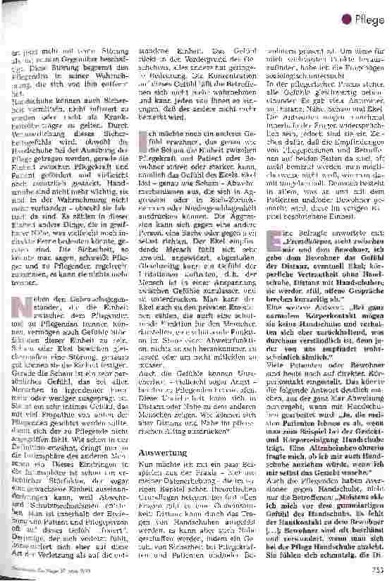 Vorschauseite 5: Arbeit mit Handschuhen in der Pflege