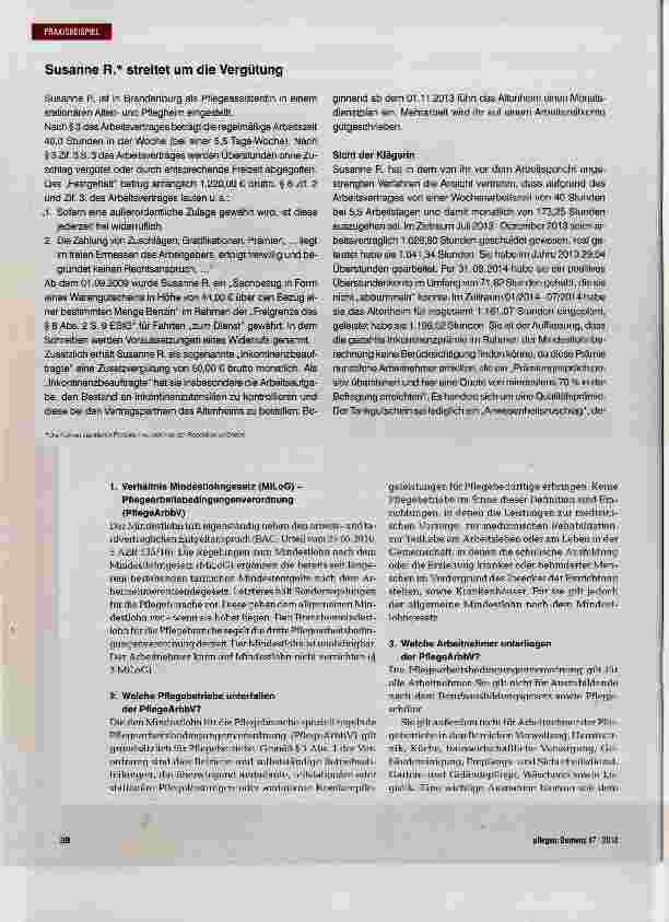 Vorschauseite 3: Mindestlohn = Mindestlohn?