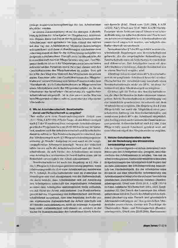 Vorschauseite 5: Mindestlohn = Mindestlohn?