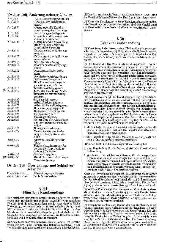 Vorschauseite 3: Gesundheitsreformgesetz (GRG): Auszüge aus dem Referentenentwurf und Einrichtungen