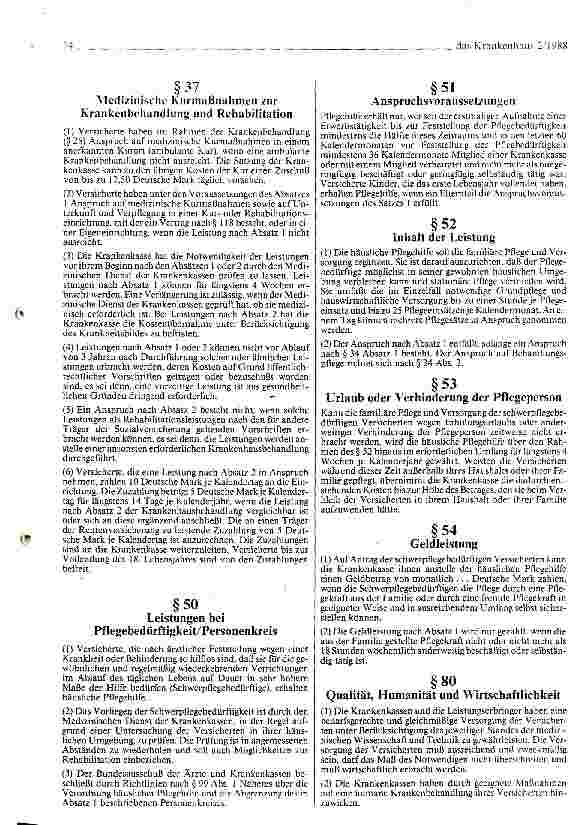 Vorschauseite 4: Gesundheitsreformgesetz (GRG): Auszüge aus dem Referentenentwurf und Einrichtungen