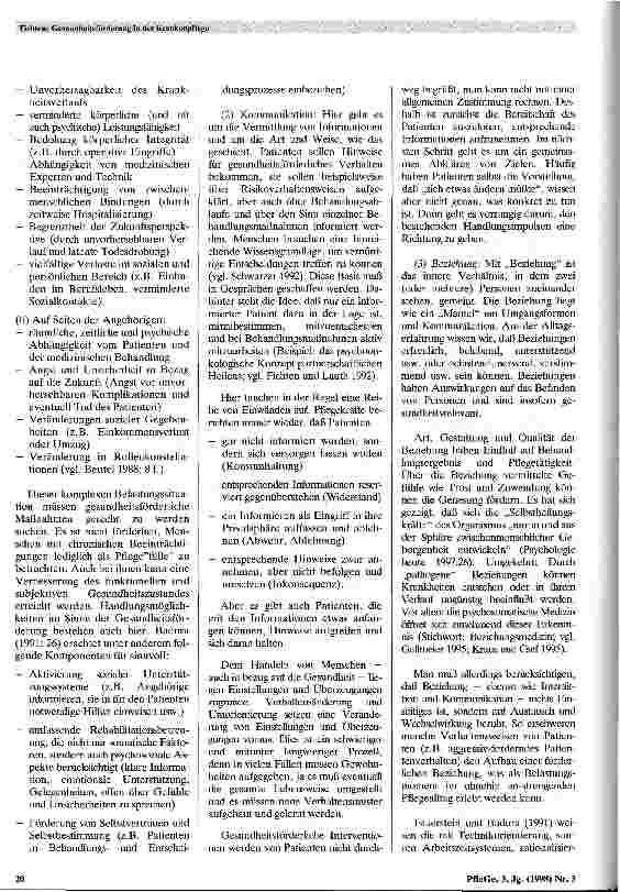 Vorschauseite 6: Gesundheitsförderung in der Krankenpflege