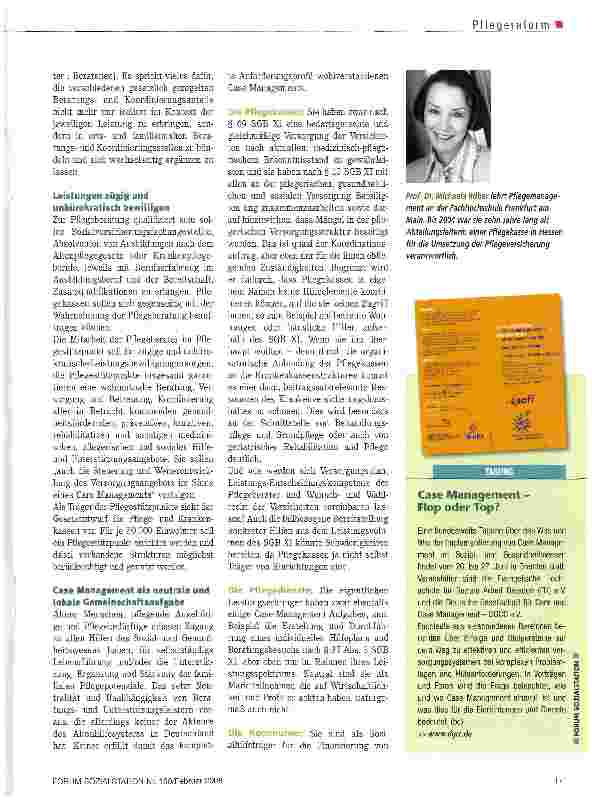 Vorschauseite 2: Case Management braucht Kooperation