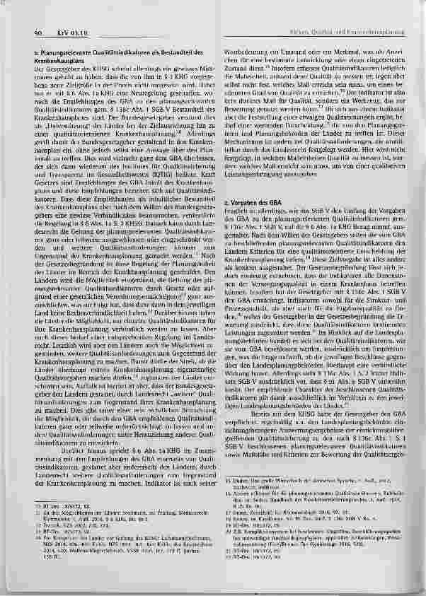 Vorschauseite 2: Qualität und Krankenhausplanung
