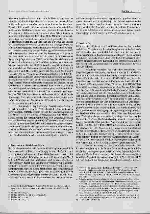 Vorschauseite 3: Qualität und Krankenhausplanung