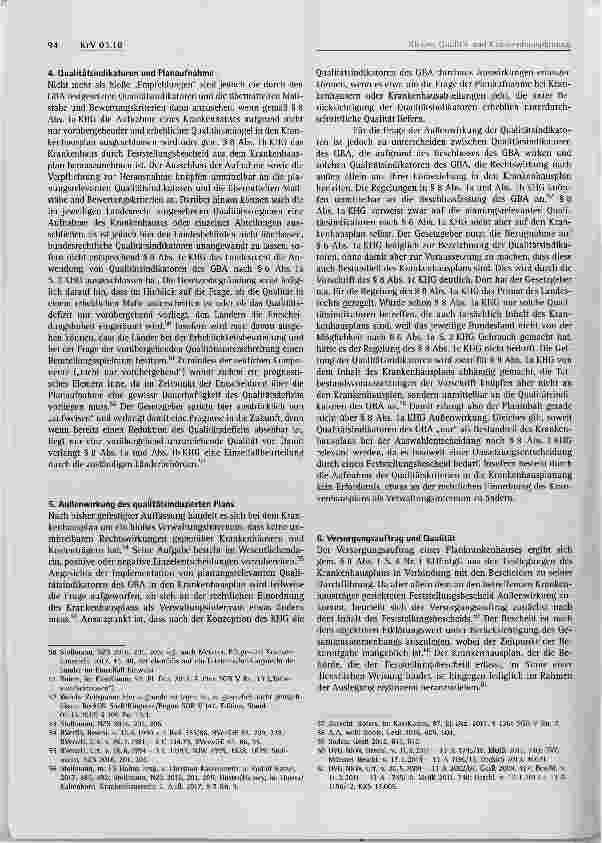 Vorschauseite 6: Qualität und Krankenhausplanung