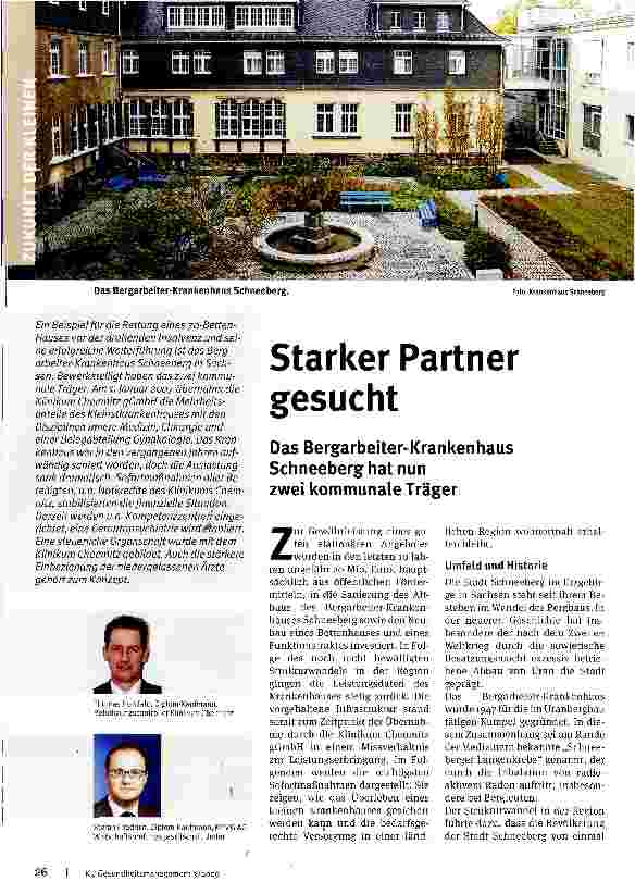 Vorschauseite 1: Starker Partner gesucht