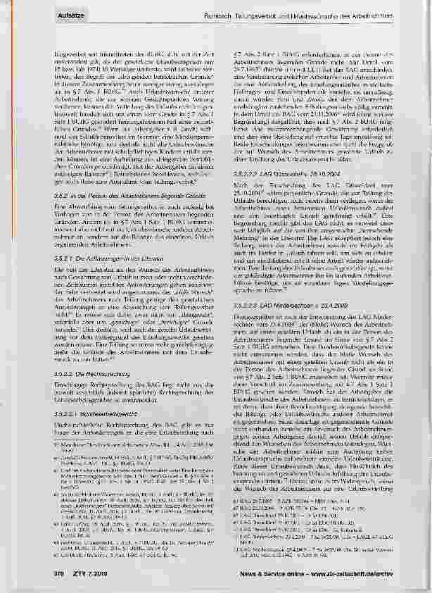 Vorschauseite 5: Teilungsverbot und Urlaubswünsche des Arbeitnehmers Urlaubserteilung und Anspruchserfüllung zwischen Skylla und Charybdis