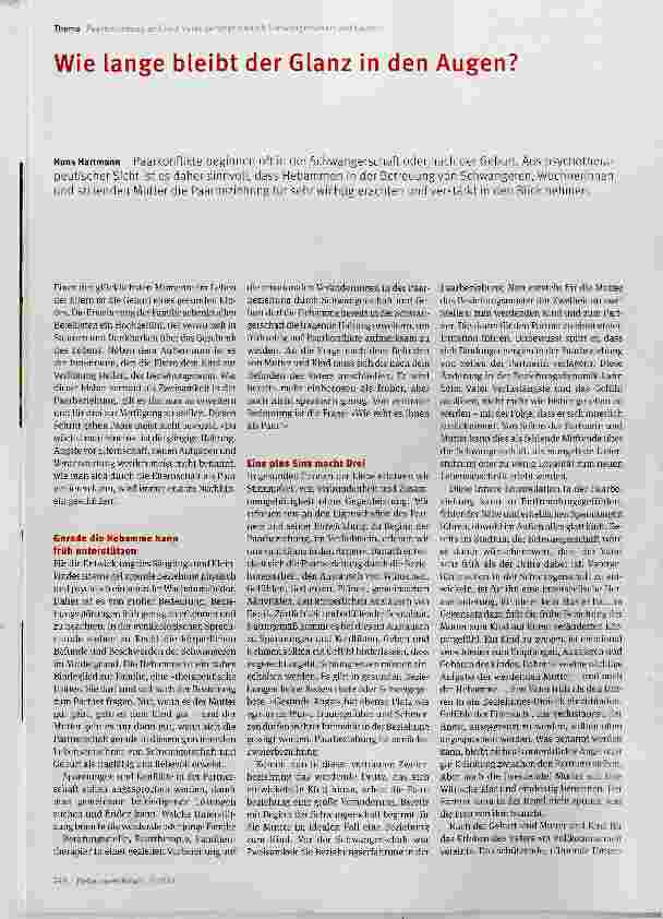Vorschauseite 1: Wie lange bleibt der Glanz in den Augen?