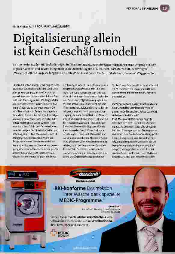 Vorschauseite 1: Digitalisierung allein ist kein Geschäftsmodell