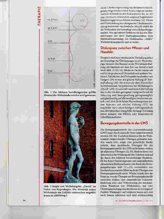 Vorschauseite 3: Physiotherapie und Rückenschmerz