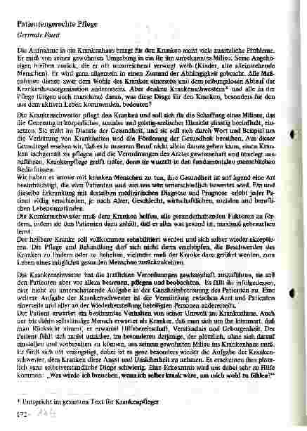 Vorschauseite 1: Patientengerechte Pflege