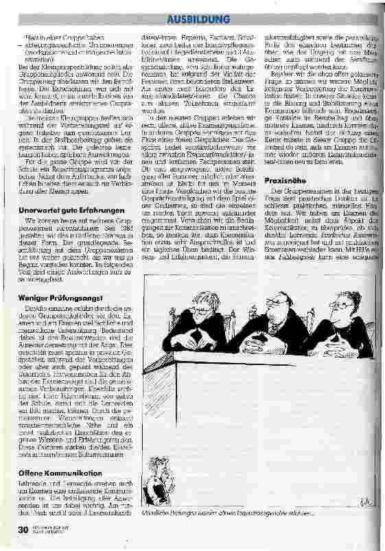 Vorschauseite 2: Keine Angst vor Examen