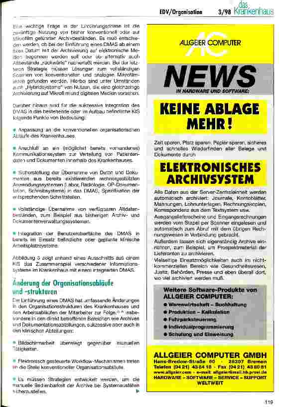 Vorschauseite 4: Dokumentenmanagementund Archivierungssysteme im Krankenhaus Ein Leitfaden zur Planung