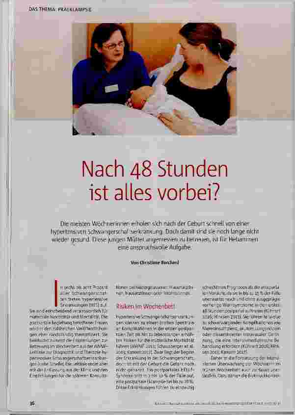 Vorschauseite 1: Nach 48 Stunden ist alles vorbei?