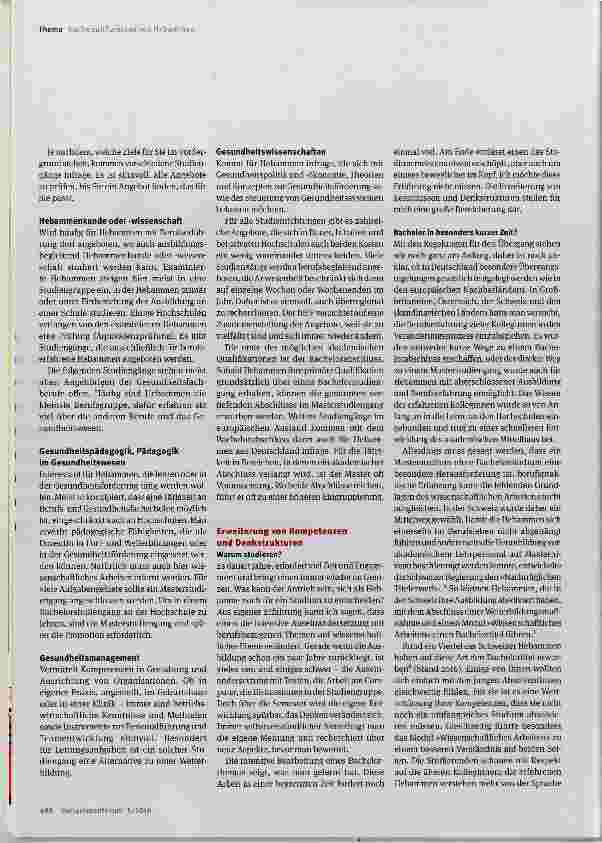 Vorschauseite 4: Warum studieren?